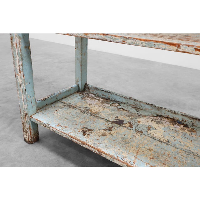 Industrial Console Table, France, 1900s For Sale - Image 12 of 15