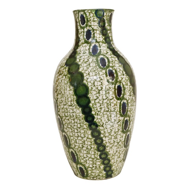 Bunzlauer Ceramic Vase, 1920s For Sale