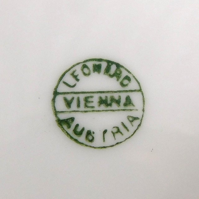 1940s 1940s Leonard Vienna Austria Plate With Reticulated Edge Detail For Sale - Image 5 of 5