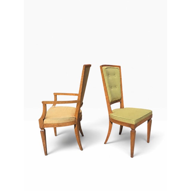 Vintage 1960s Baker Furniture Milling Road Dining Chairs — Set of 8 For Sale - Image 9 of 13
