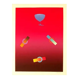 Early 21st Century "Dinner for Chariot" Screen Print by Diane Williams