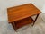 Mid-Century Modern Serving Trolley with Folding Teak Table Top by Grete Jalk for Poul Jeppesen, Denmark, 1960s For Sale - Image 3 of 8