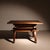 Brown 18th Century Alpine Rustic Jogltisch Farmhouse Table in Oak For Sale - Image 8 of 17