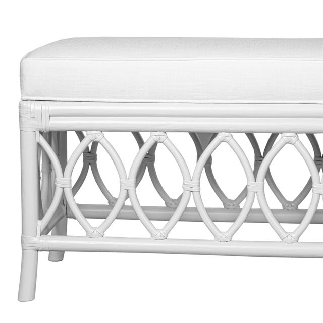 David Francis Lillian Bench - White For Sale - Image 4 of 8