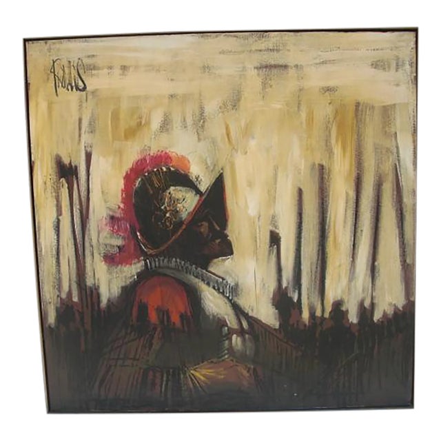 Mid 20th Century Mid Century Modern "Conquistador" by Lee Reynolds, Framed For Sale