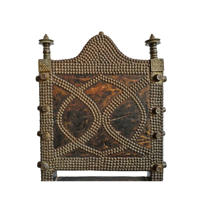 Wood Antique Ashanti Asipim Chair For Sale - Image 7 of 11