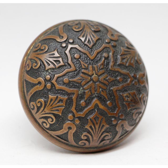 This classic Vernacular style six fold knob was made by Branford in the 1895 catalog. It is part of the J-21705 Star...