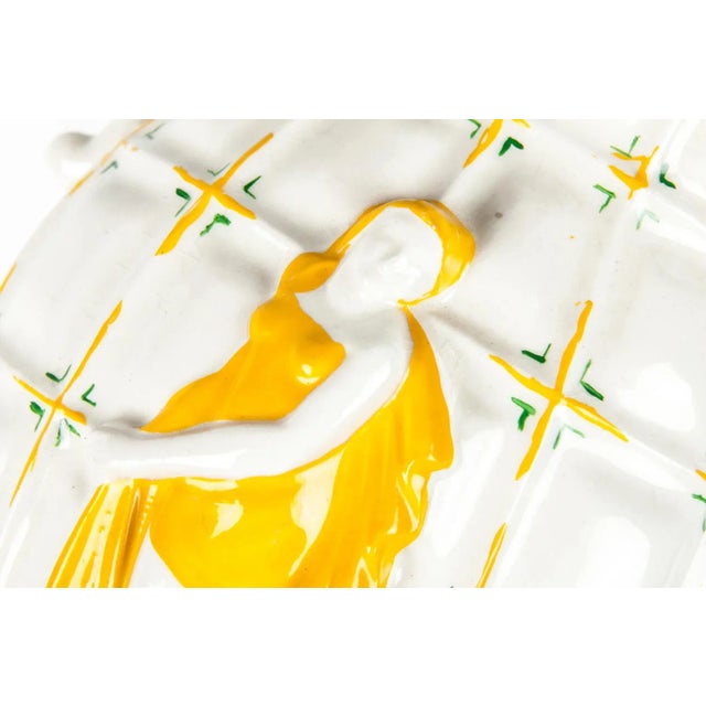 Vintage Porcelain Decorative Vases- A Pair For Sale - Image 9 of 10