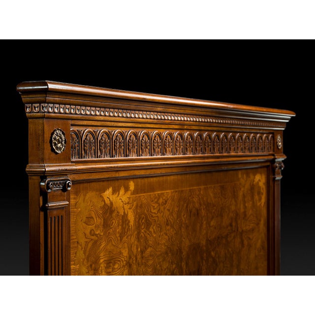 17th Century Reproduction Eastern King Bed, an exquisite piece inspired by a historic design discovered in the Parma...