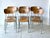 Vintage School Chairs, 1970s, Set of 6, in Good conditions. Designed 1970 to 1979