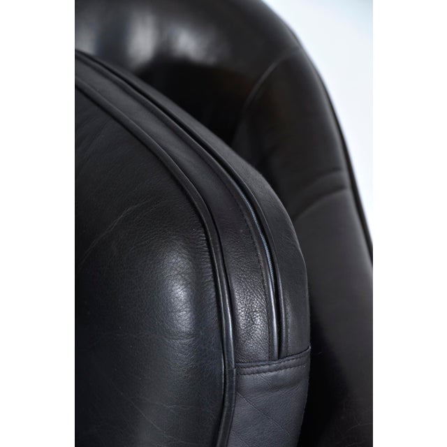 Leather Model MH80 Queen Chairs by Lars Kalmar for Mogens Hansen, Denmark, 1970s, Set of 2 For Sale - Image 11 of 18