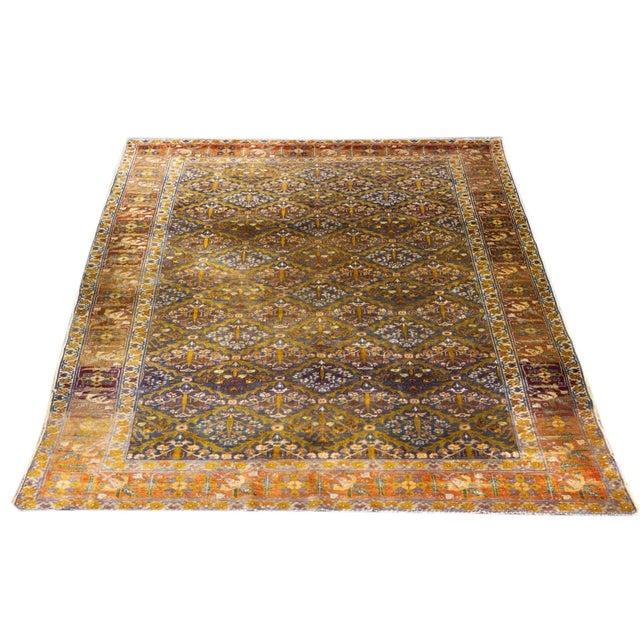 Antique Sivas Rug 3'10'' x 5'7'' For Sale - Image 10 of 11