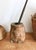 Antique 18th century French chestnut mortar & pestle. Originally used to crush the husks on chestnuts to make into oil....
