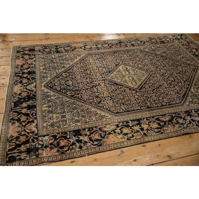 1910s Antique Persian Farahan Sarouk Herati Wool Rug For Sale - Image 14 of 14