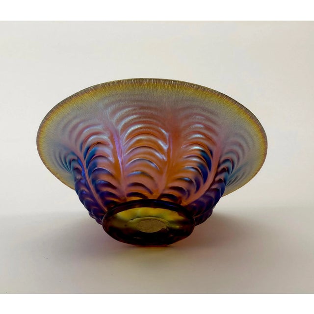 Art Deco Ikora Glass Bowl from WMF, 1925 For Sale - Image 4 of 12