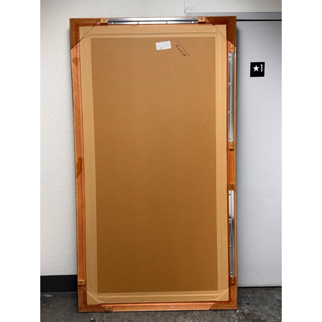 Bespoke Giltwood Beveled Floor Mirror For Sale - Image 11 of 12
