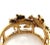 Lisa Perry 14k Yellow Gold Jockey & Horse Wide Band Ring- Size 4 For Sale In Miami - Image 6 of 9