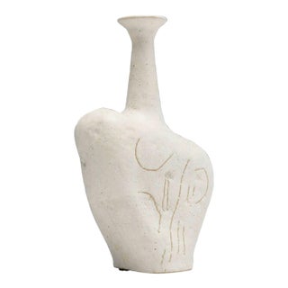 Bruno Gambone Gazed Stoneware Vase Italy, 1985 For Sale
