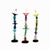 Green Modernist Sculptural Green, Pink and Amber Glass Floor Lamp, 2000 For Sale - Image 8 of 10