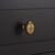 Early 21st Century Shafa Side Table in Black / Brass For Sale - Image 5 of 10