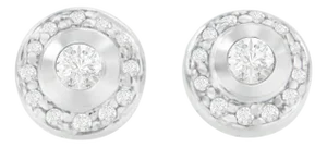 14K White Gold 1/3 cttw Round Cut Diamond Earrings (H-I, SI2-I1)