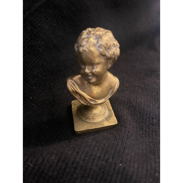 19th Century French Child Bust Sculpture For Sale In New York - Image 6 of 9