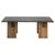 Arnold Dark Concrete Top and Dark Oak Legs Coffee Table by Eberhart Furniture For Sale - Image 12 of 12
