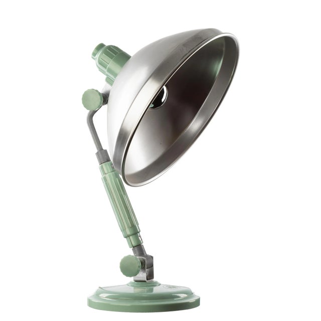Mid-Century Industrial German Table Lamp in Bakelite from Junolux, 1930s For Sale - Image 10 of 10