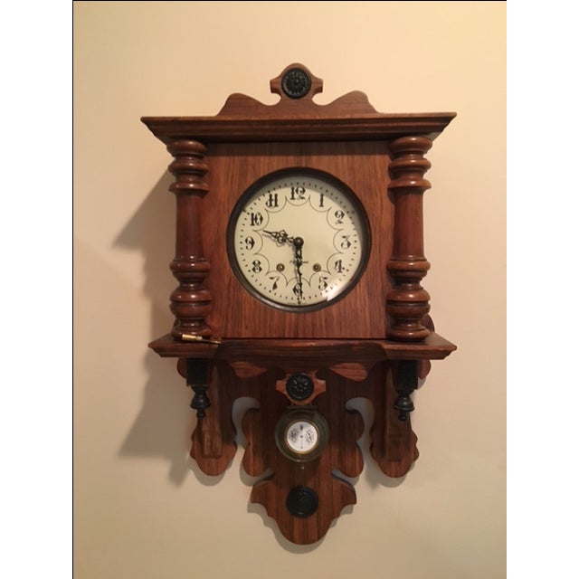 Vintage P. F. Bollenbach Eight Day Wall Clock Chairish