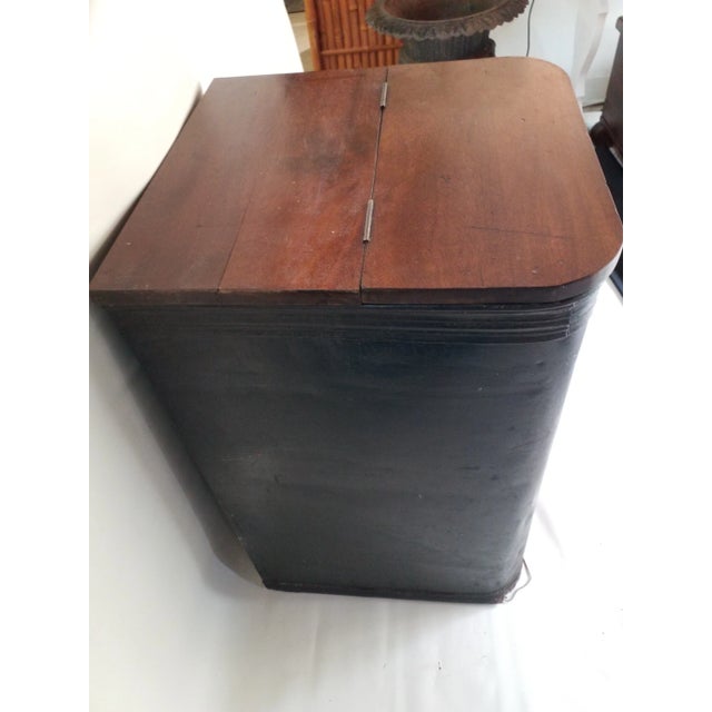 English Antique Kenya & Uganda Railway Scuttle Bin For Sale - Image 3 of 10