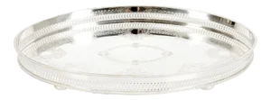 English Sheffield Silver Plated Oval Barware / Tableware Tray