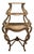 Vintage Louis XV Style Gold Gilded Wooden 3 Tier Etagere For Sale