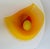 Mid-Century Modern Orange Art Glass Bowl Hand-Blown Mid-Century Modern Italy 1970s Murano For Sale - Image 3 of 7