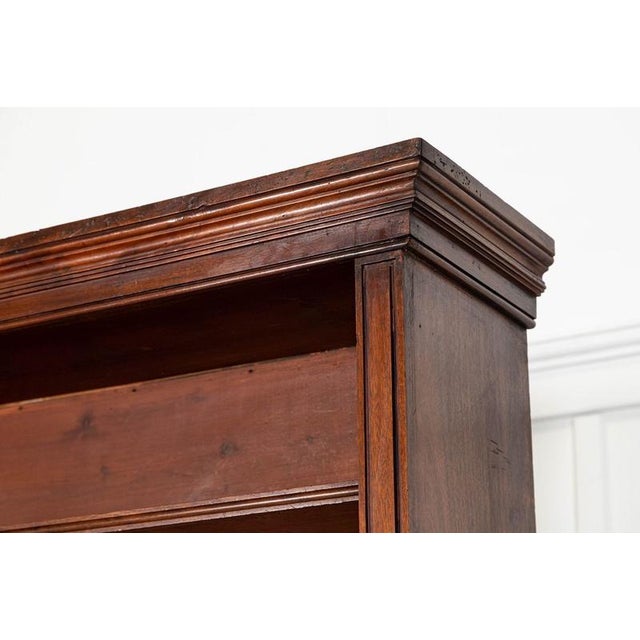 Large Antique English Mahogany Bookcase, 1870 For Sale - Image 9 of 18