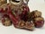 Vintage Shiwan Pomegranate Red Foo Dog For Sale - Image 13 of 15