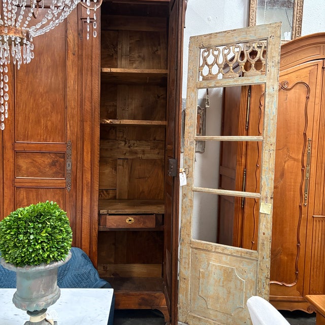 Early 19th Century French Walnut Chateau Armoire For Sale - Image 13 of 13