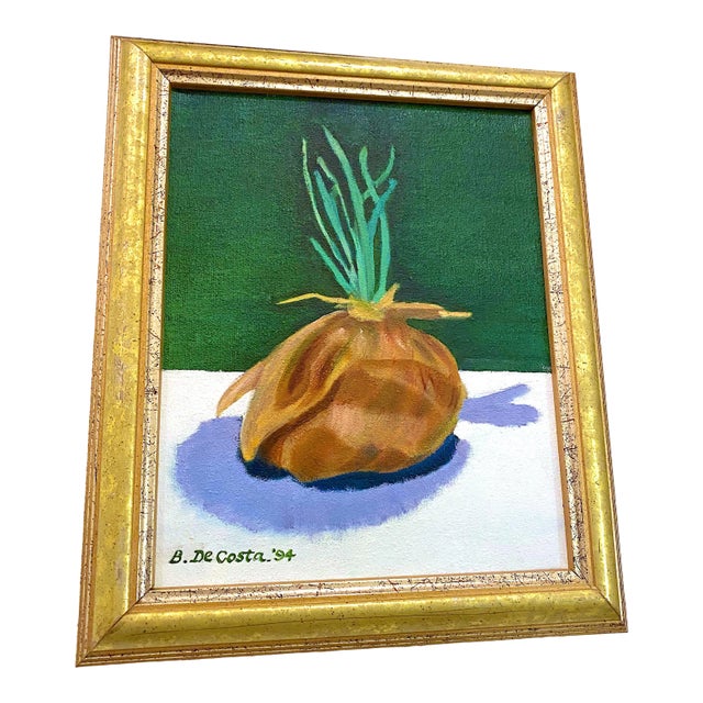Original Bernice DeCosta Onion Still Life For Sale