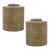 Set of Two Tozai Textured Cylindrical Lidded Vessels For Sale