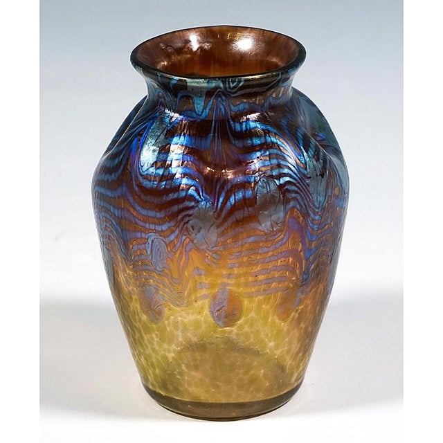 Art Nouveau Vase Argus Phenomenon Gre 2/351 by Johann Lötz, Austria, 1904 For Sale - Image 4 of 9
