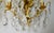 Late 19th Century French Victorian -Style, Gilded Gold & Crystal Drop 5--Candelabra Wall Light Sconces - Pair For Sale - Image 13 of 17