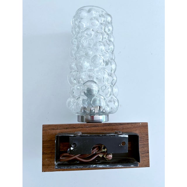 Vintage Bubble Glass Sconces, 1960s, Set of 2 For Sale - Image 14 of 15