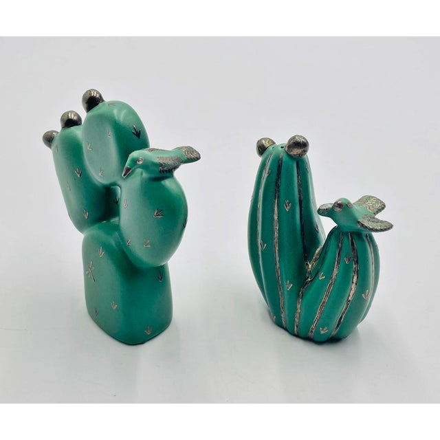 Emilia Castillo 1980s Emilia Castillo Pure Silver & Porcelain Salt & Pepper Shakers, Mexican Modernism For Sale - Image 4 of 18