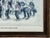 Vintage 1979 George Catlin the Snow Shoe Dance Framed Americana Portfolio Print For Sale - Image 9 of 12