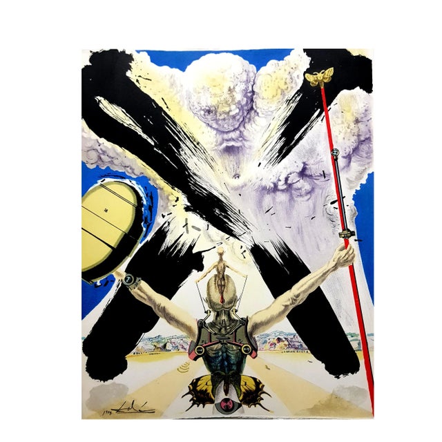 Salvador dali - the atomic era - original lithograph joseph foret, paris, 1957 printer : atelier mourlot. Signature :...