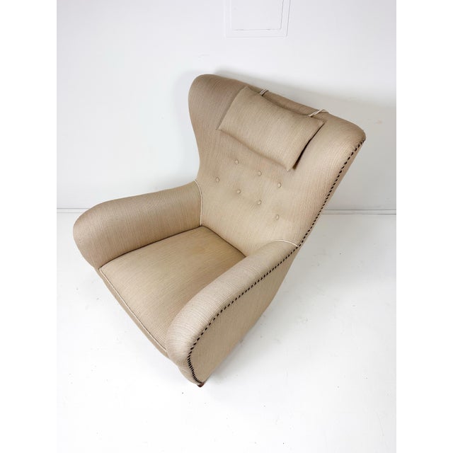 1950s 1950's Swedish Lounge Chair by Olle Sjögren For Sale - Image 5 of 10
