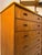 A truly distinctive silhouette: This teak chest of drawers from Denmark perfectly showcases classic mid-century design...