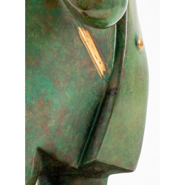 Contemporary Ronald K. Parker "Love" Bronze Sculpture, 1999 For Sale - Image 3 of 11