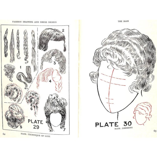"Fashion Drawings & Dress Design" 1928 Hall, Mabel L. For Sale - Image 9 of 14