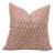 Designer Hand Block Printed Duck Canvas Pillow Cover 26x26- Tulsi Buti For Sale