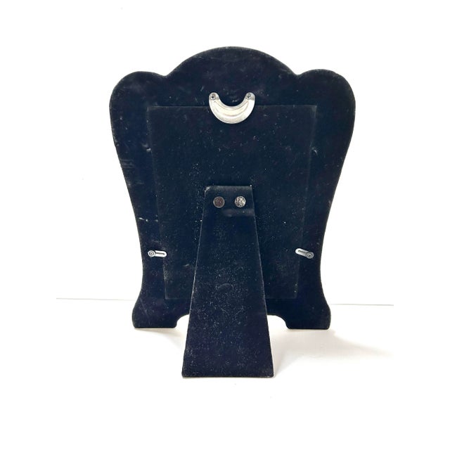 Vintage Silverplate Repoussé Picture Frame With Bows & Swags – Hollywood Regency Style For Sale - Image 9 of 9